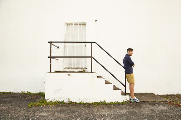 Artist on Stairs