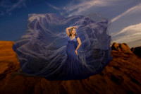 Royal Blue Flying Dress